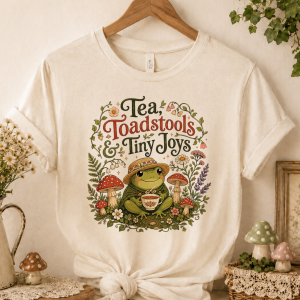 Froggy Little Life: Tea Toadstool Digital Design